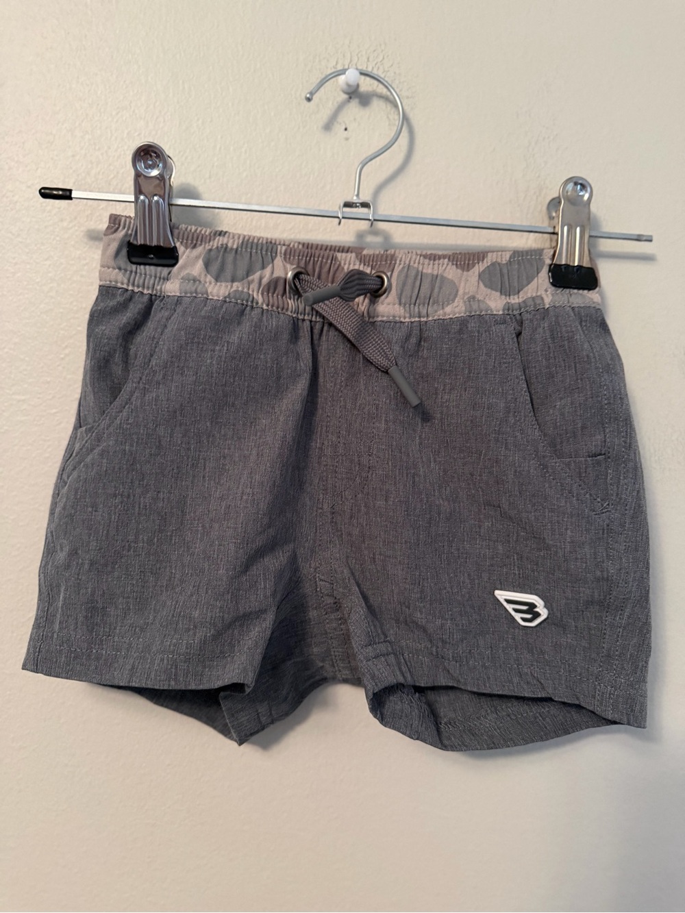 Burlebo Gray Boys Shorts